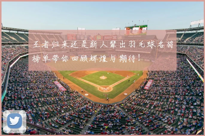王者归来还是新人辈出羽毛球名将榜单带你回顾辉煌与期待！