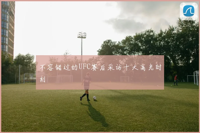 不容错过的UFC赛后采访十大高光时刻